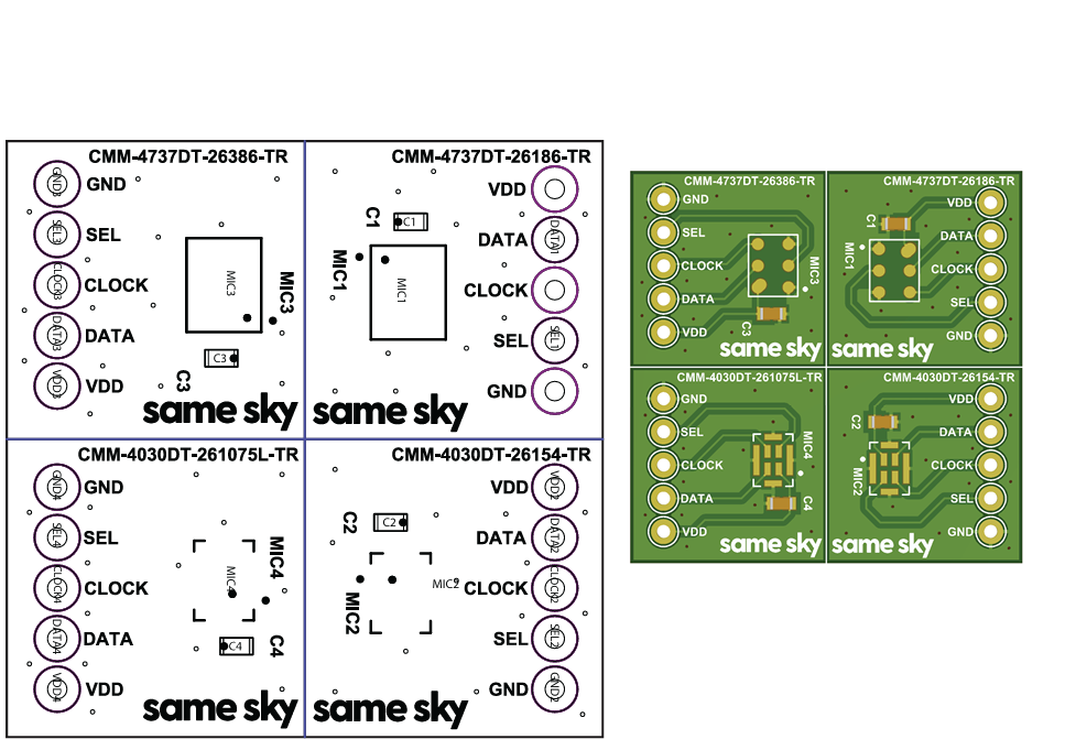 Same Sky DEVKIT-MEMS-002麦克风开发套件